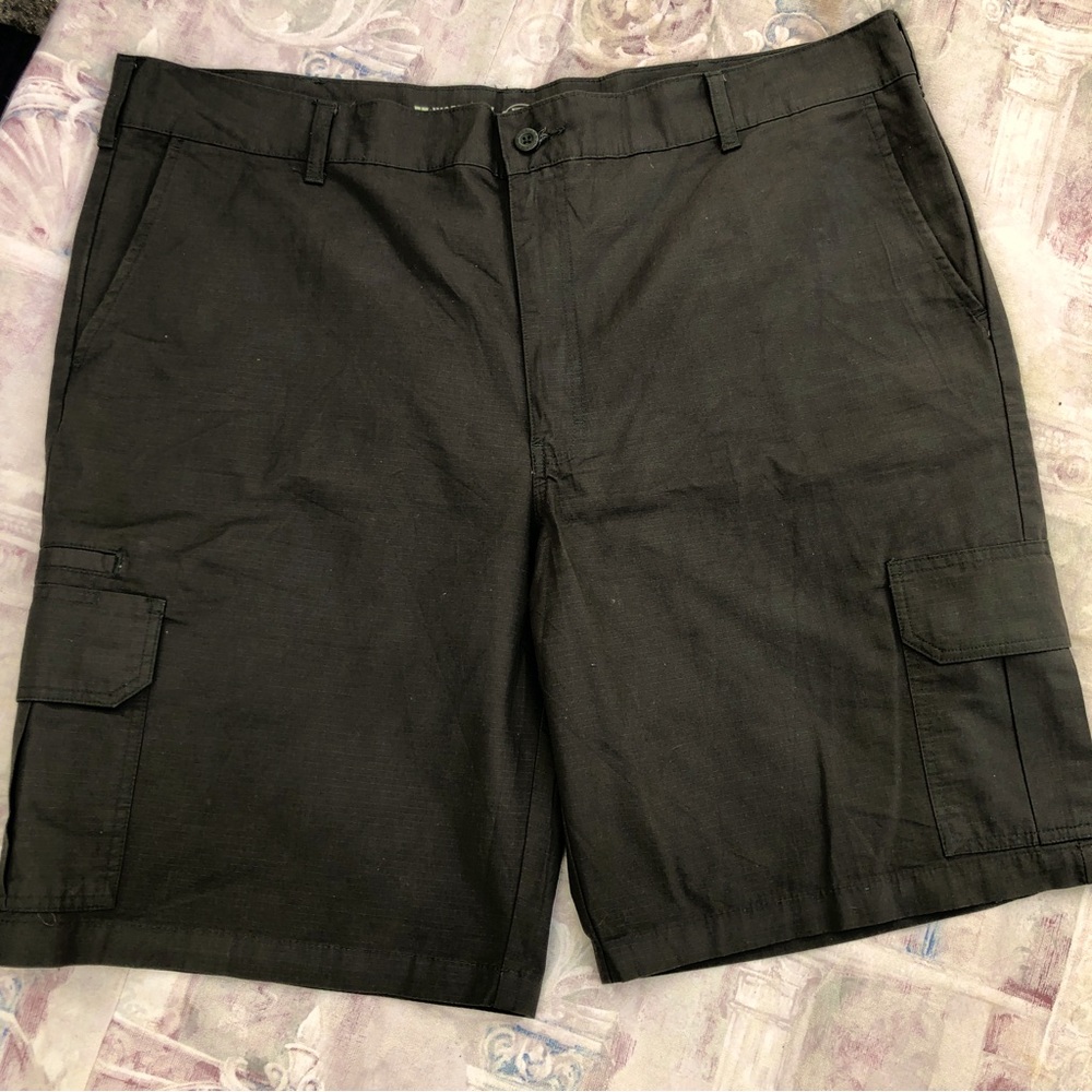Dickies Relaxed Fit Cargo Walking Shorts Khaki Green